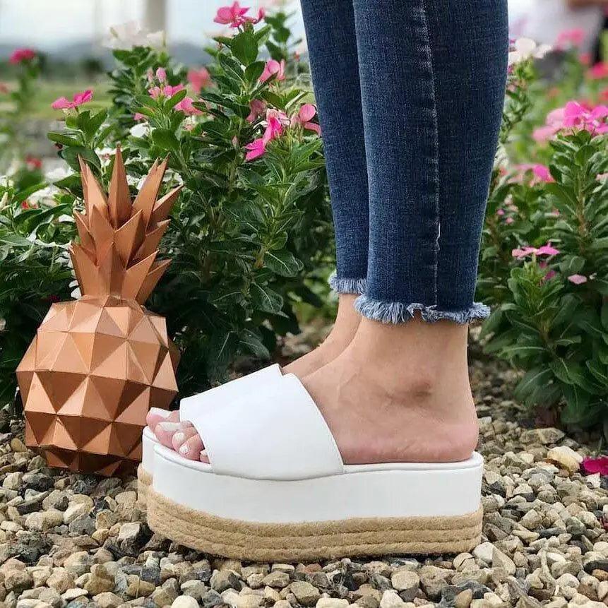 Elegant Black & White High Heel Sandals – Minimalist Summer Style