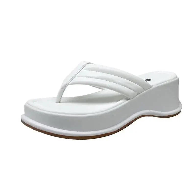 Elegant Black & White High Heel Sandals – Minimalist Summer Style