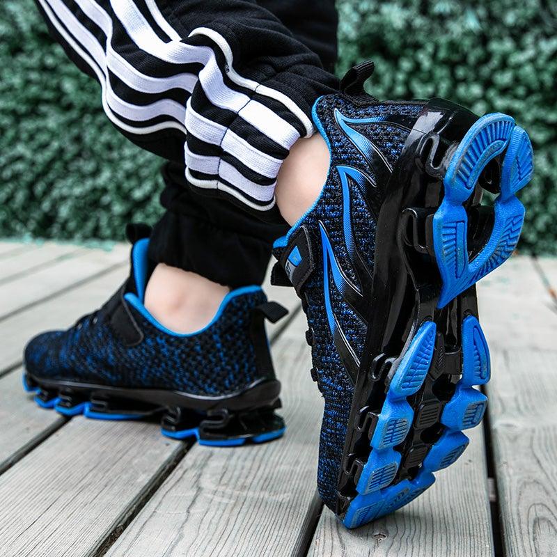 Breathable Kids Athletic Running Sneakers for Outdoor Sports
