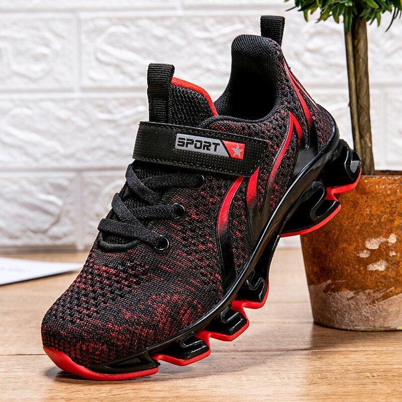 Breathable Kids Athletic Running Sneakers for Outdoor Sports