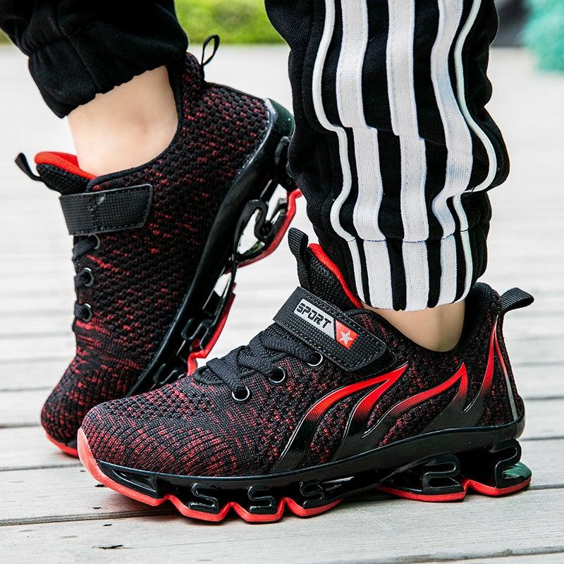 Breathable Kids Athletic Running Sneakers for Outdoor Sports