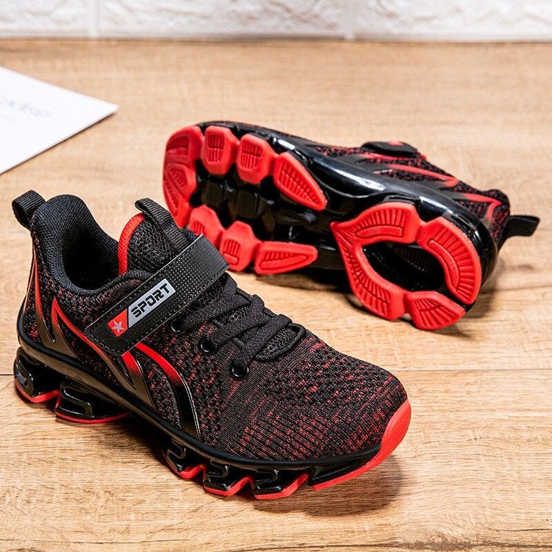 Breathable Kids Athletic Running Sneakers for Outdoor Sports