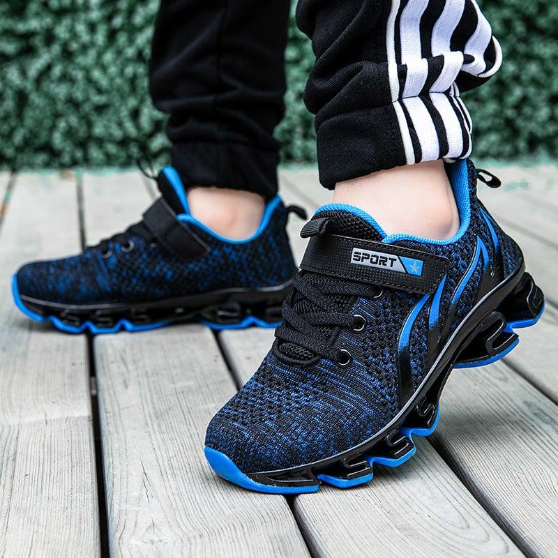 Breathable Kids Athletic Running Sneakers for Outdoor Sports