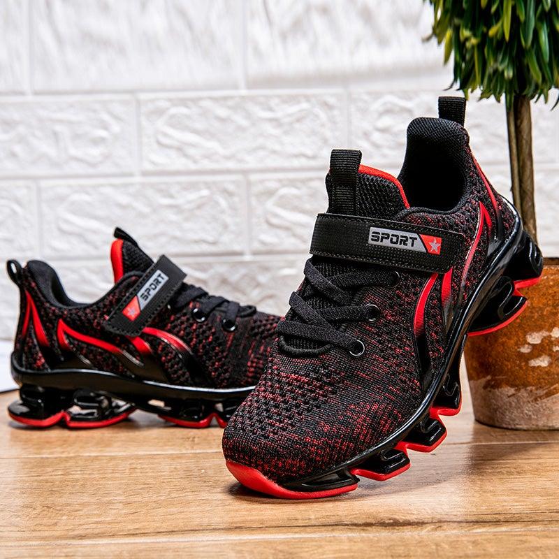 Breathable Kids Athletic Running Sneakers for Outdoor Sports