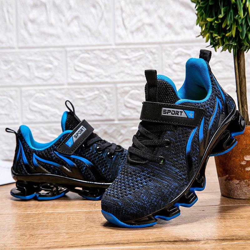 Breathable Kids Athletic Running Sneakers for Outdoor Sports