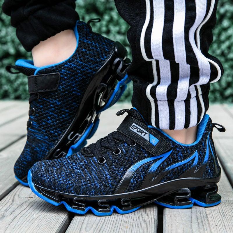 Breathable Kids Athletic Running Sneakers for Outdoor Sports