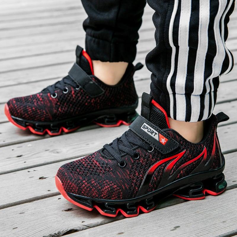 Breathable Kids Athletic Running Sneakers for Outdoor Sports