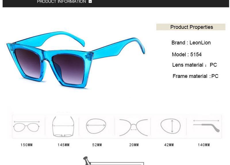 Luxury Square Retro Sunglasses Minimalist Designer Eyewear