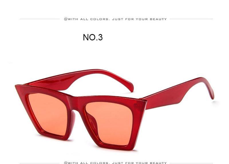 Luxury Square Retro Sunglasses Minimalist Designer Eyewear