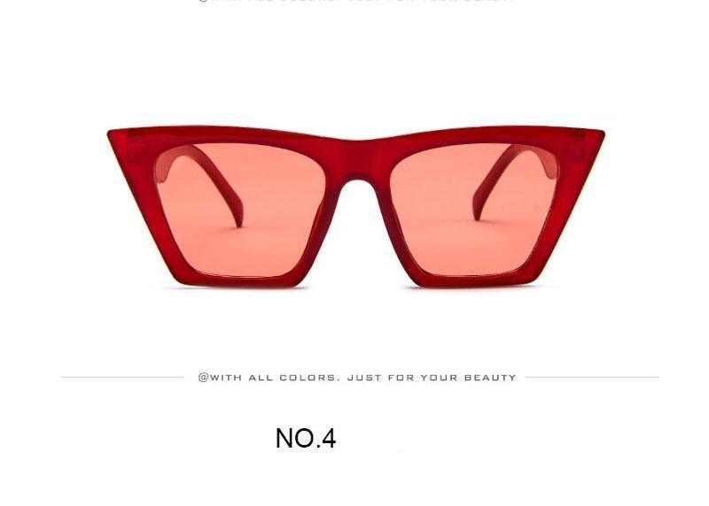 Luxury Square Retro Sunglasses Minimalist Designer Eyewear