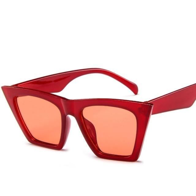 Luxury Square Retro Sunglasses Minimalist Designer Eyewear