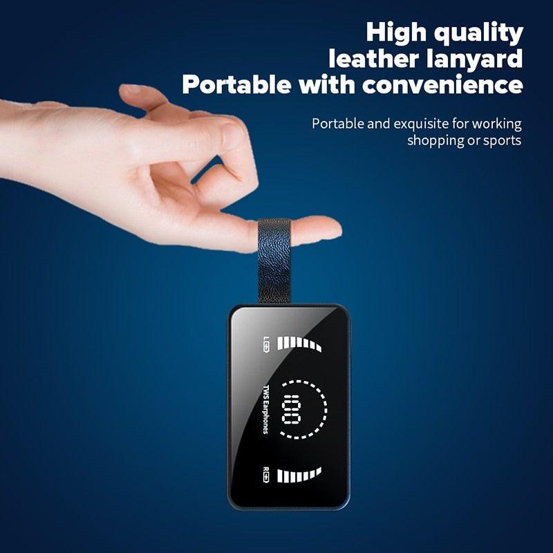 Wireless Bluetooth Earbuds with 3500mAh Mirror Charging Case