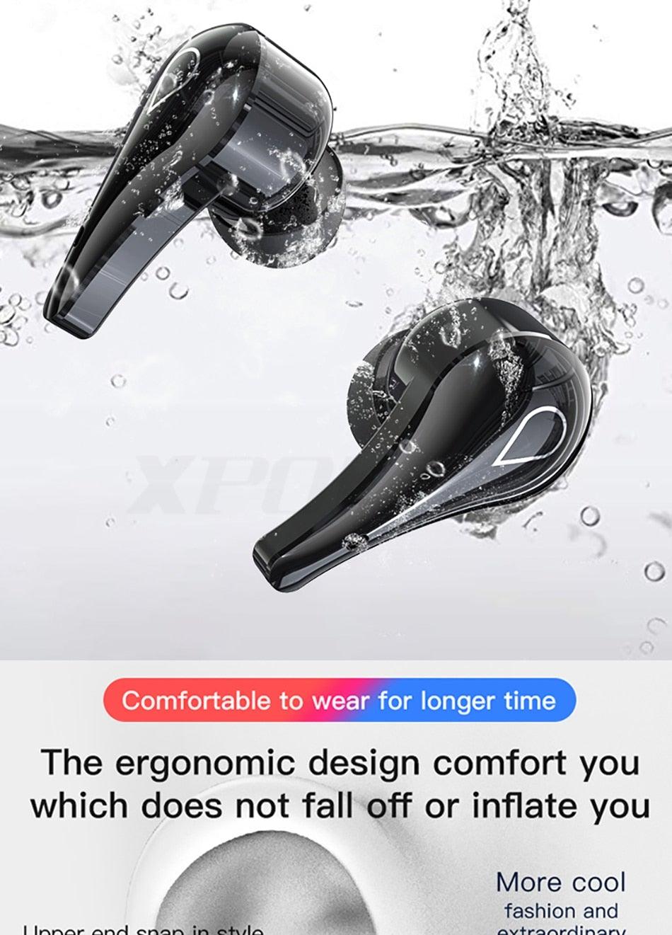 Wireless Bluetooth Earbuds with 3500mAh Mirror Charging Case