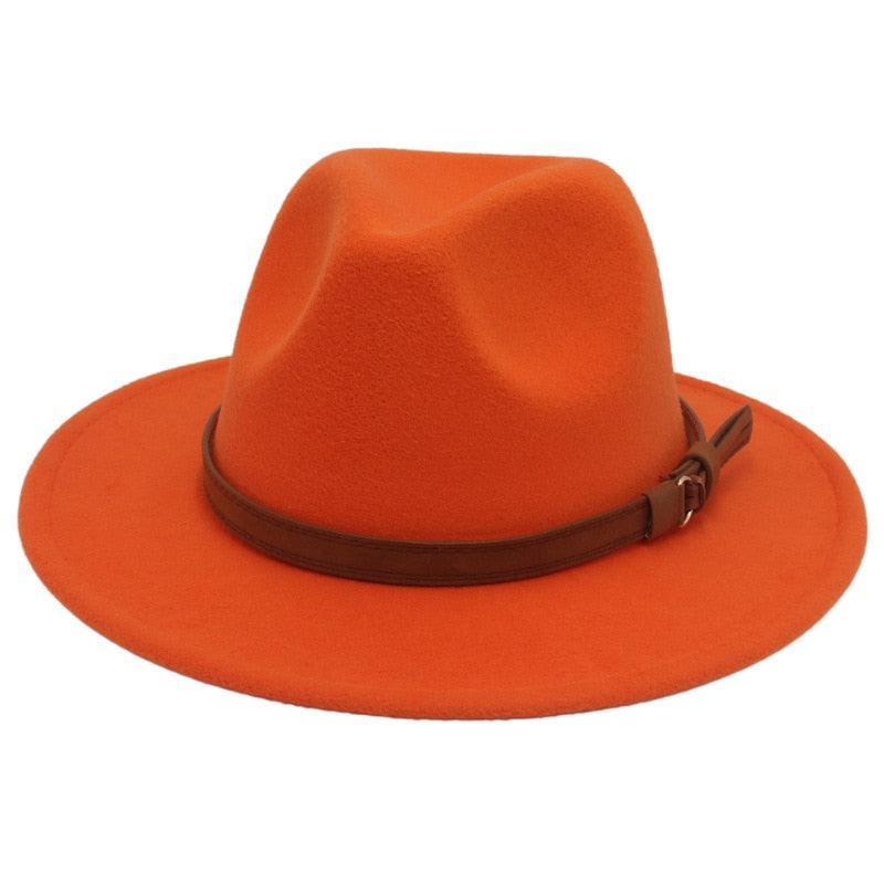 Versatile Wide Brim Fedora Hat for UV Protection and Travel