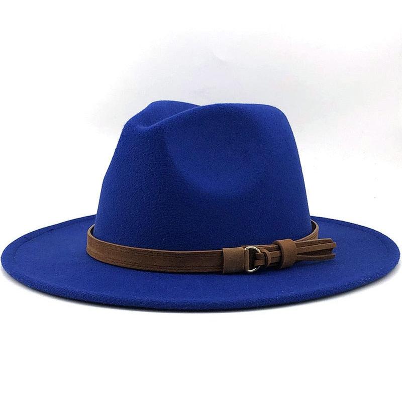Versatile Wide Brim Fedora Hat for UV Protection and Travel