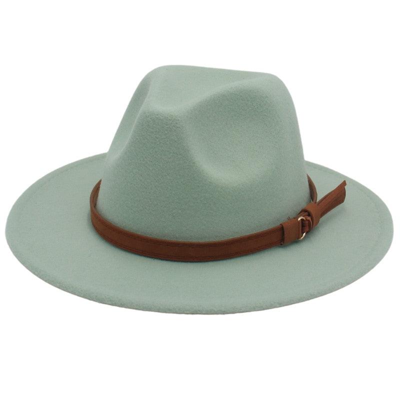 Versatile Wide Brim Fedora Hat for UV Protection and Travel