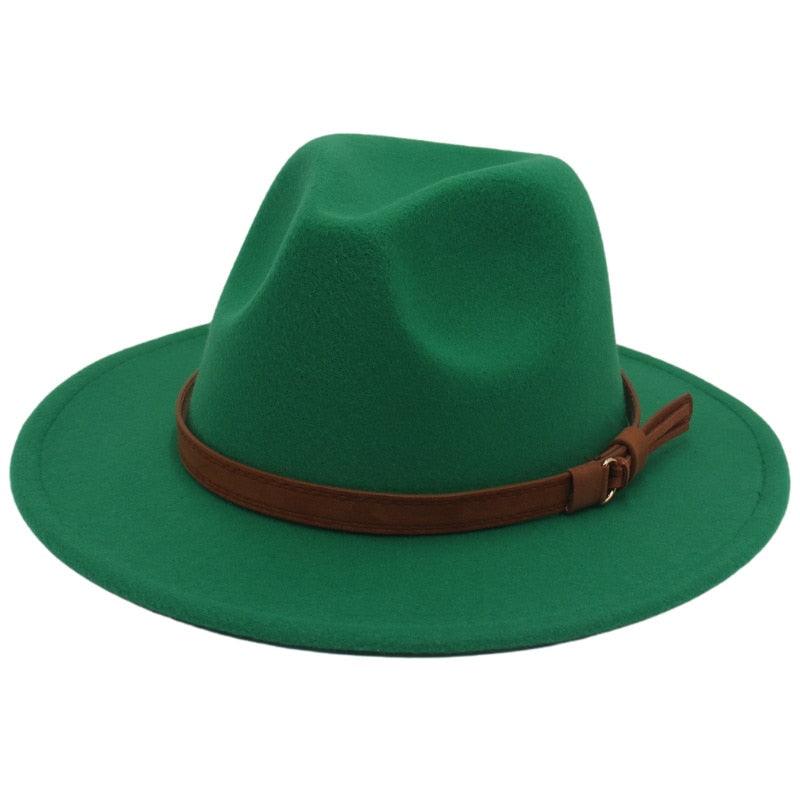 Versatile Wide Brim Fedora Hat for UV Protection and Travel