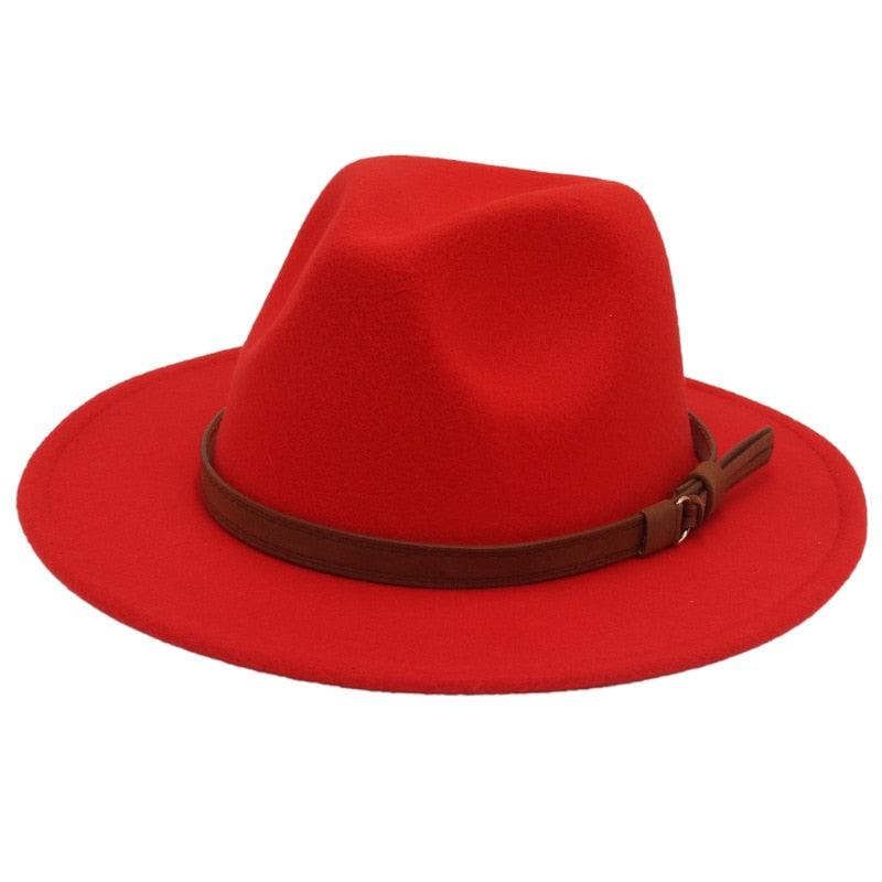 Versatile Wide Brim Fedora Hat for UV Protection and Travel