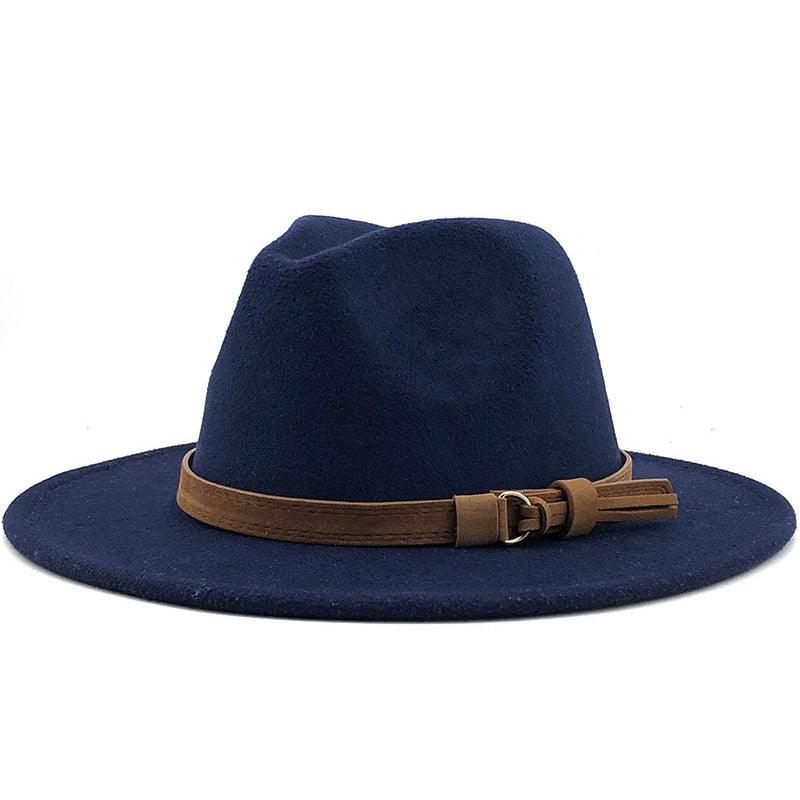 Versatile Wide Brim Fedora Hat for UV Protection and Travel