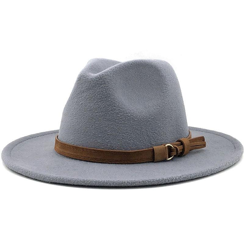 Versatile Wide Brim Fedora Hat for UV Protection and Travel