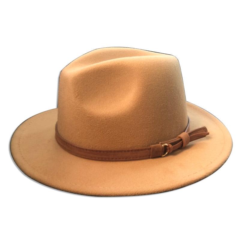 Versatile Wide Brim Fedora Hat for UV Protection and Travel