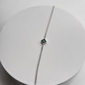 Luxury S925 Sterling Silver Green Zircon Bracelet - Elegant Gold-Plated Jewelry