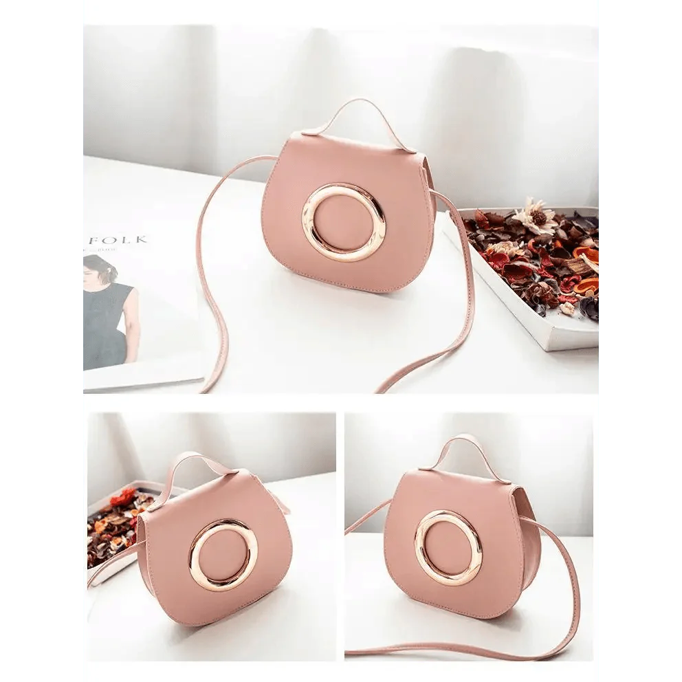 Stylish Girls Faux Leather Crossbody Bag - Durable Designer Handbag