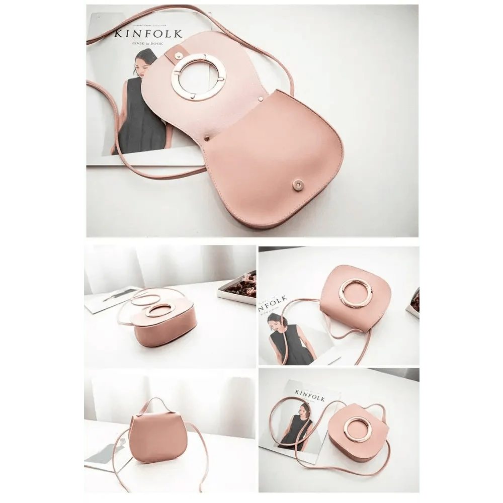 Stylish Girls Faux Leather Crossbody Bag - Durable Designer Handbag