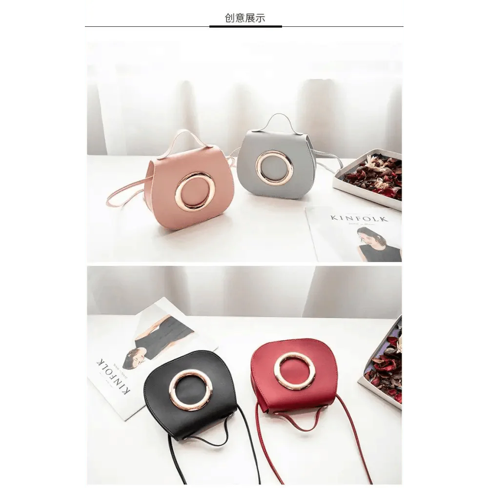 Stylish Girls Faux Leather Crossbody Bag - Durable Designer Handbag