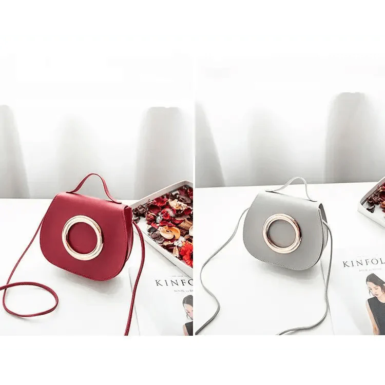 Stylish Girls Faux Leather Crossbody Bag - Durable Designer Handbag