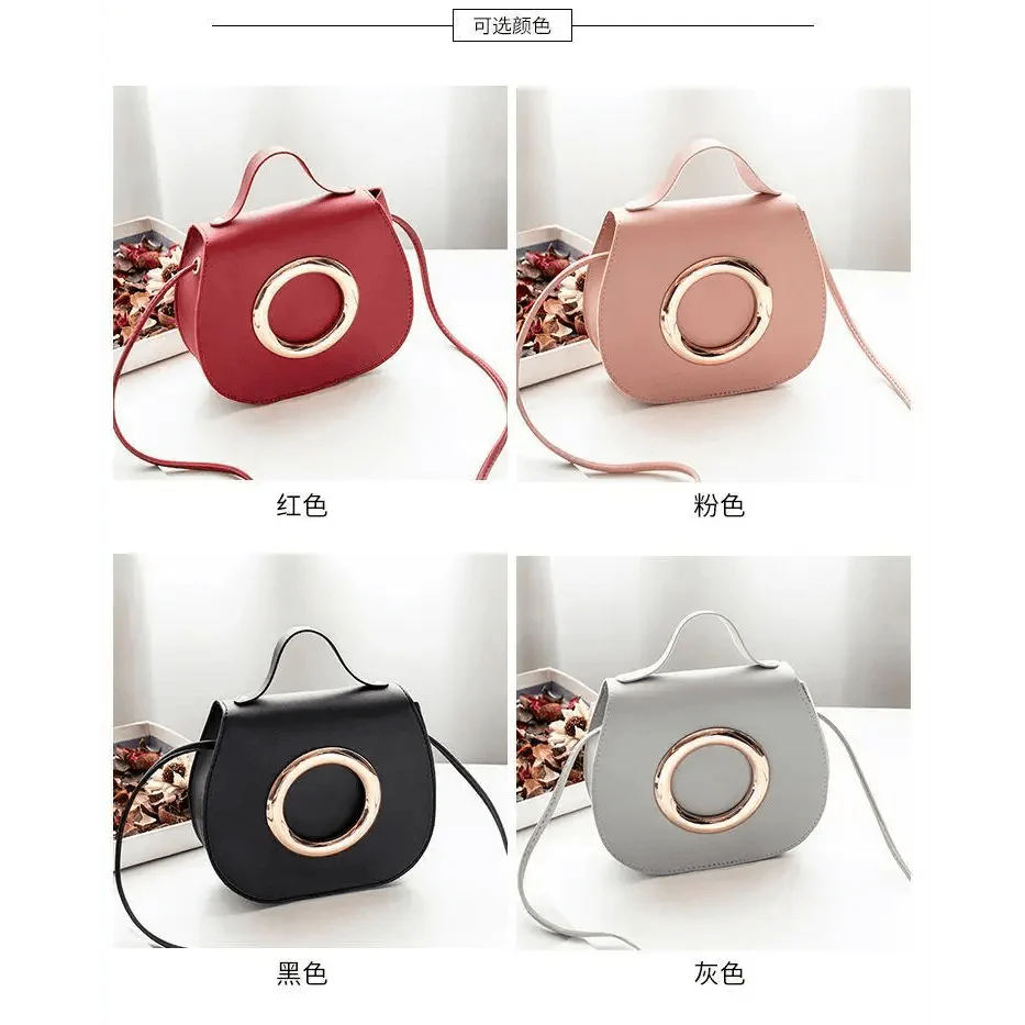 Stylish Girls Faux Leather Crossbody Bag - Durable Designer Handbag