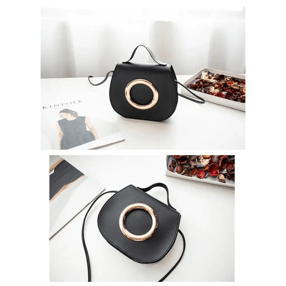 Stylish Girls Faux Leather Crossbody Bag - Durable Designer Handbag