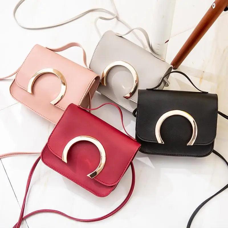 Stylish Girls Faux Leather Crossbody Bag - Durable Designer Handbag