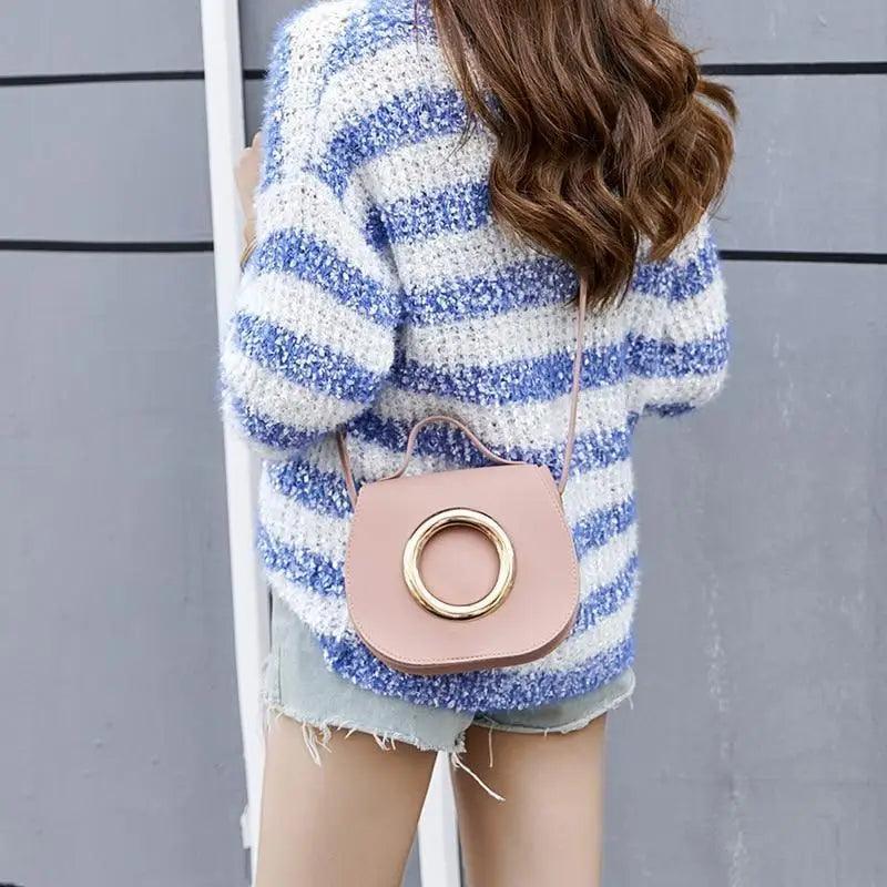 Stylish Girls Faux Leather Crossbody Bag - Durable Designer Handbag