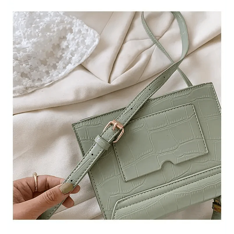 Snow White Crossbody Bag for Girls - Small PU Leather Handbag