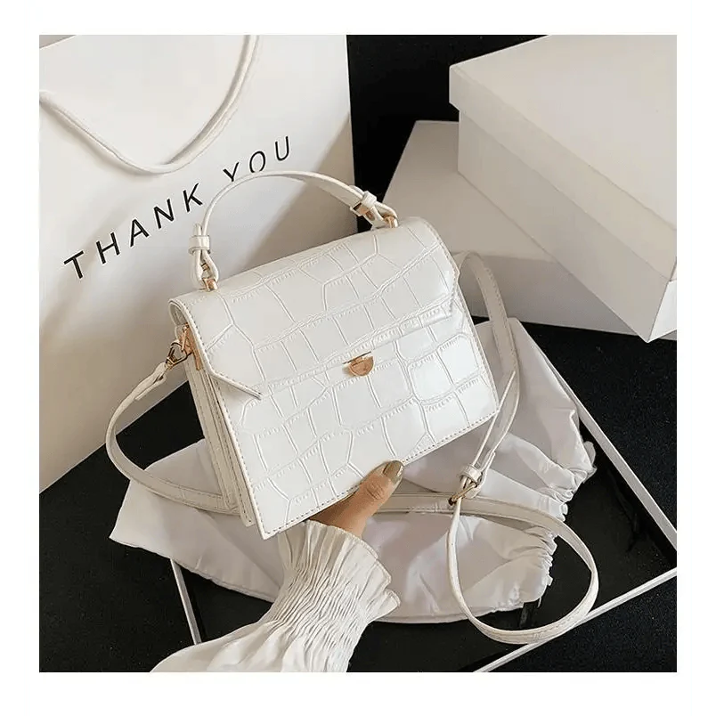 Snow White Crossbody Bag for Girls - Small PU Leather Handbag