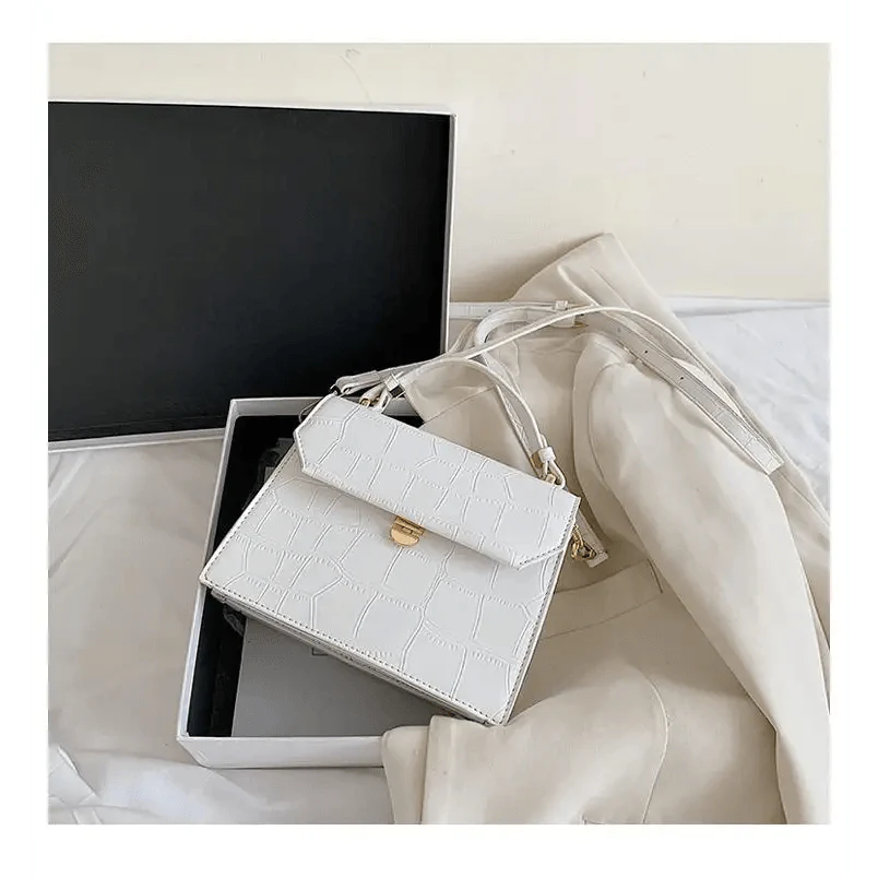 Snow White Crossbody Bag for Girls - Small PU Leather Handbag