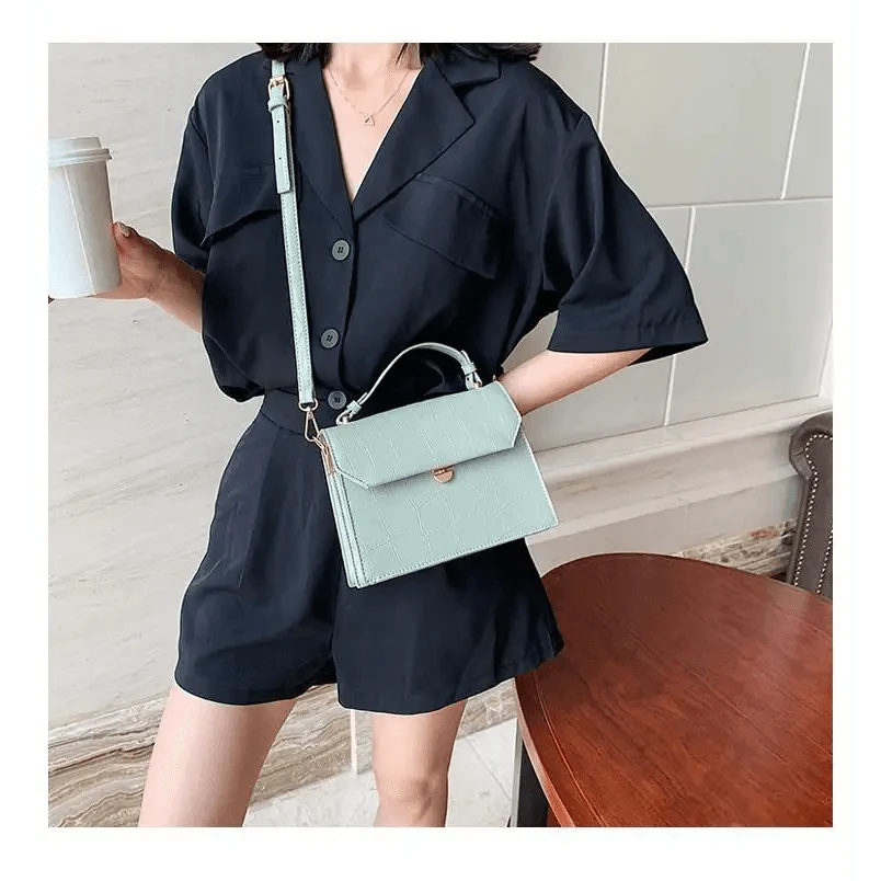 Snow White Crossbody Bag for Girls - Small PU Leather Handbag