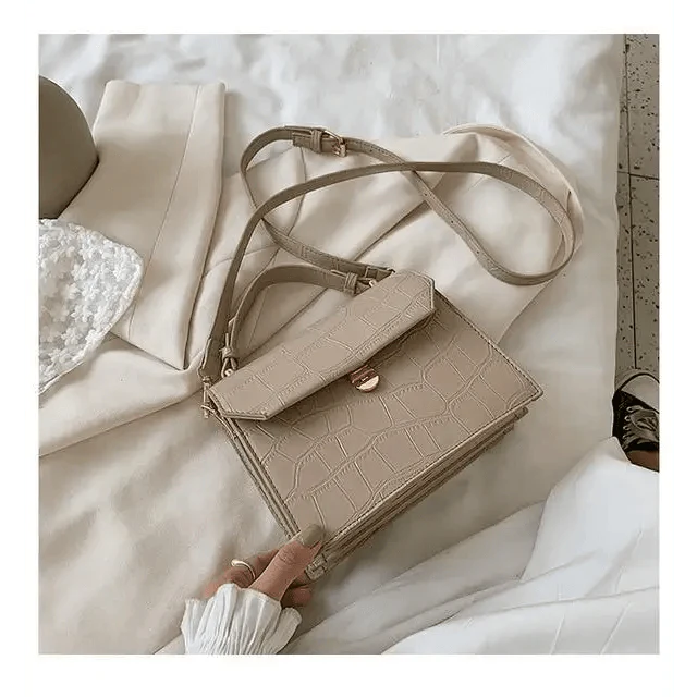 Snow White Crossbody Bag for Girls - Small PU Leather Handbag