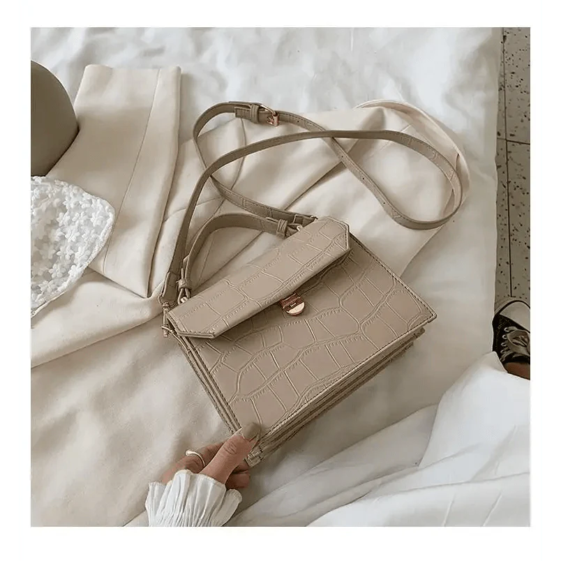 Snow White Crossbody Bag for Girls - Small PU Leather Handbag