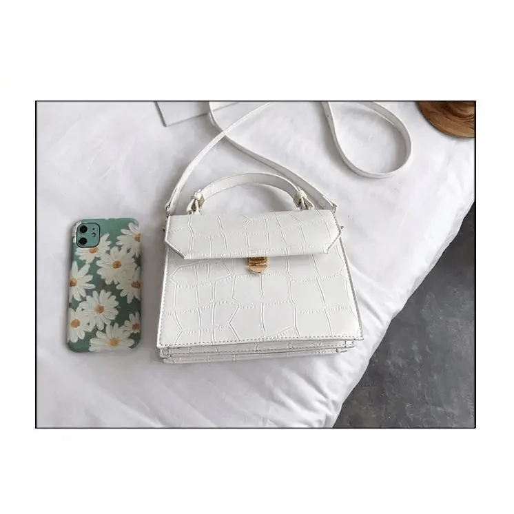 Snow White Crossbody Bag for Girls - Small PU Leather Handbag