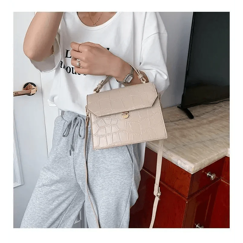 Snow White Crossbody Bag for Girls - Small PU Leather Handbag