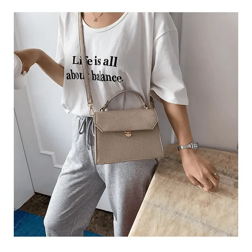 Snow White Crossbody Bag for Girls - Small PU Leather Handbag