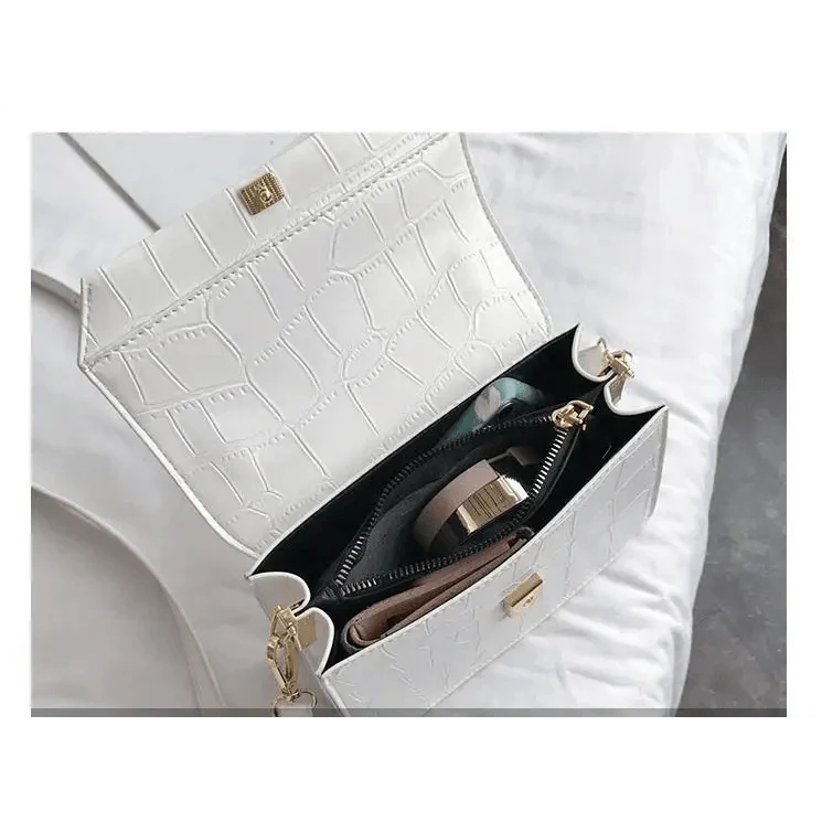 Snow White Crossbody Bag for Girls - Small PU Leather Handbag