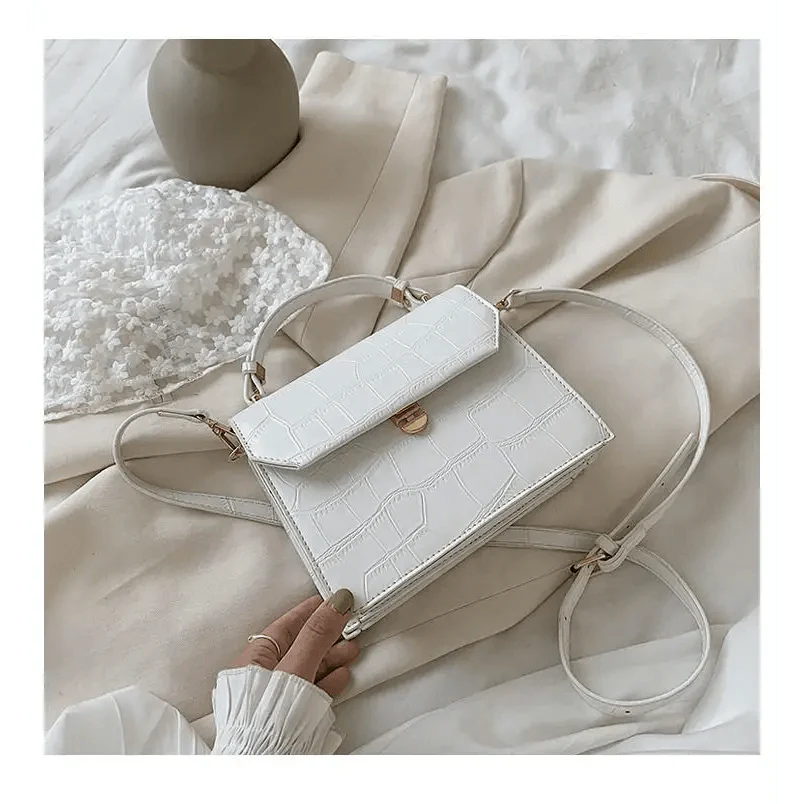 Snow White Crossbody Bag for Girls - Small PU Leather Handbag