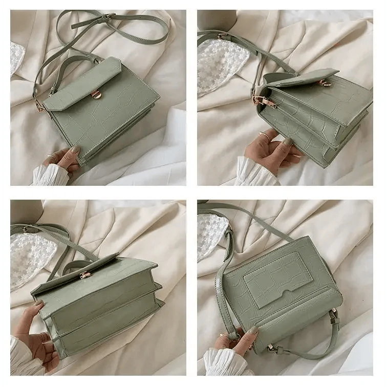 Snow White Crossbody Bag for Girls - Small PU Leather Handbag