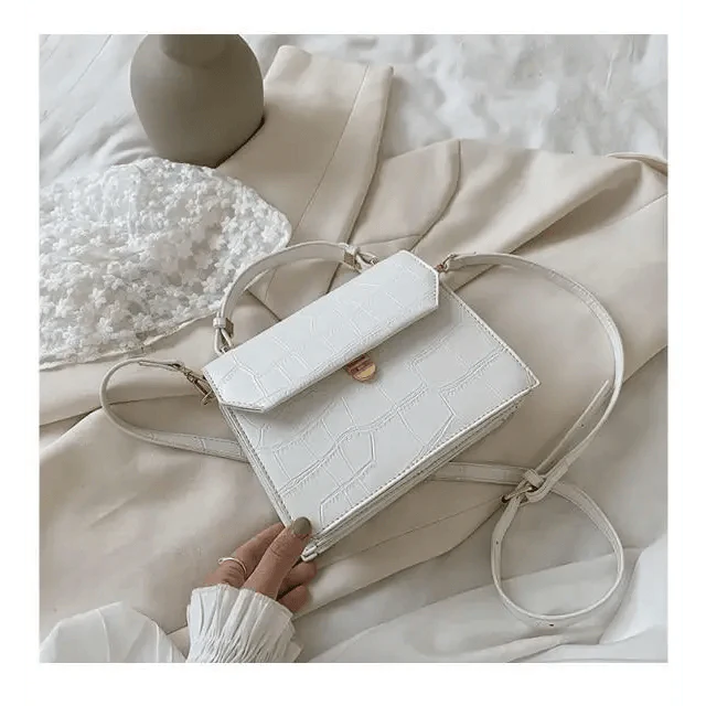 Snow White Crossbody Bag for Girls - Small PU Leather Handbag