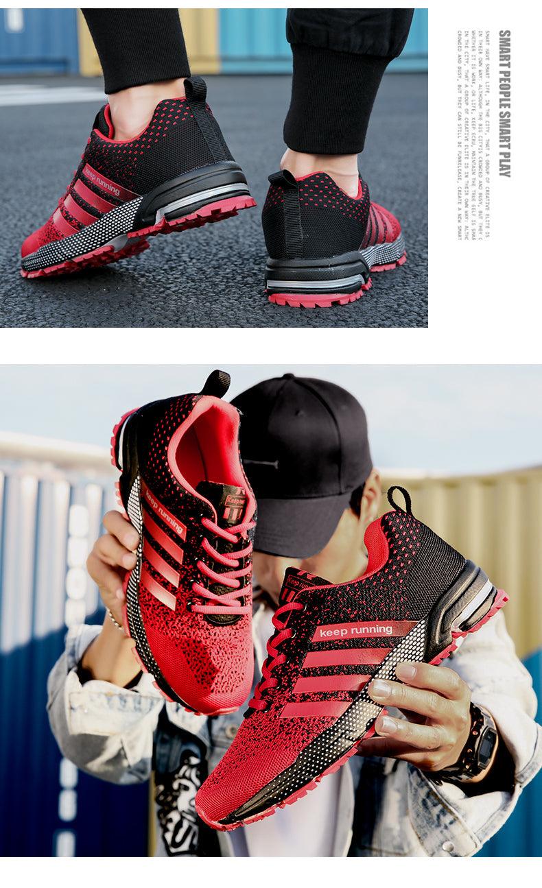 Unisex Breathable Mesh Streetwear Sneakers for Daily Walking