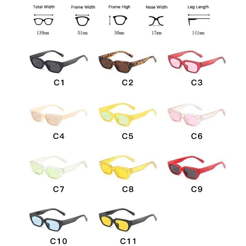 Vintage Small Frame Cat Eye Sunglasses UV400 Retro Eyewear