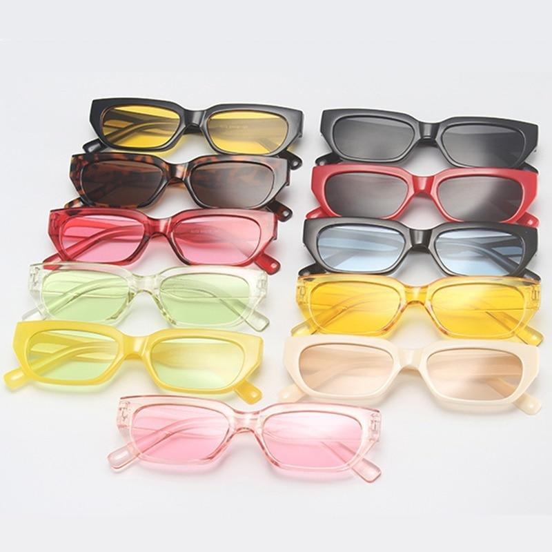 Vintage Small Frame Cat Eye Sunglasses UV400 Retro Eyewear